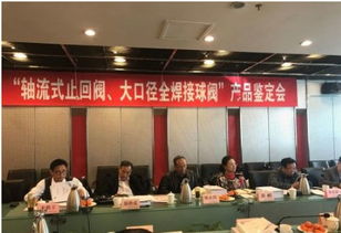 江苏盐电大口径高压球阀和轴流式止回阀通过新产品鉴定